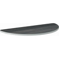 The HON HON Build Series Half-round Tabletop, Gray, HONSH3060ENLS1K