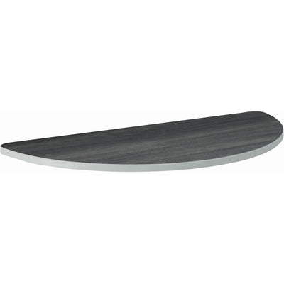The HON HON Build Series Half-round Tabletop, Gray, HONSH3060ENLS1K