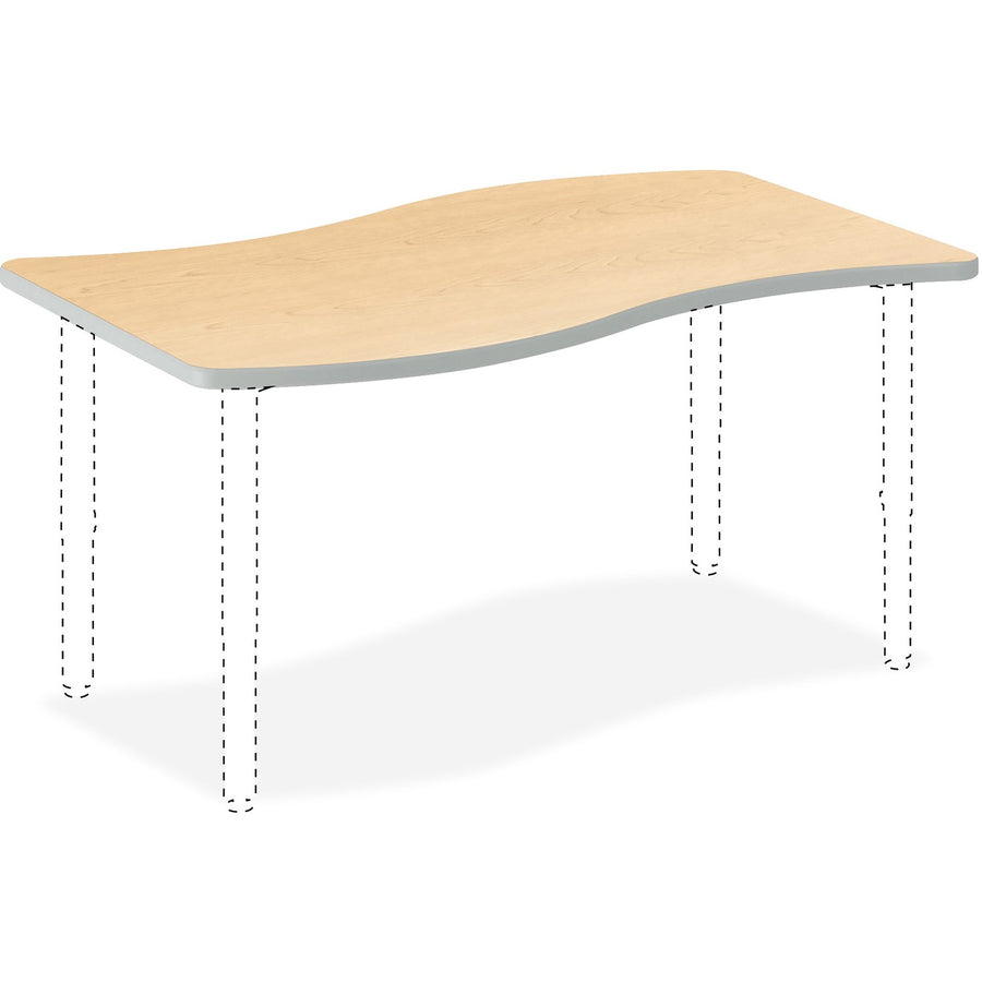 HON Build Series Ribbon Shape Tabletop, HONSW3054ENDK