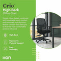The HON HON Crio Chair, Black, BSXVL582ES10T