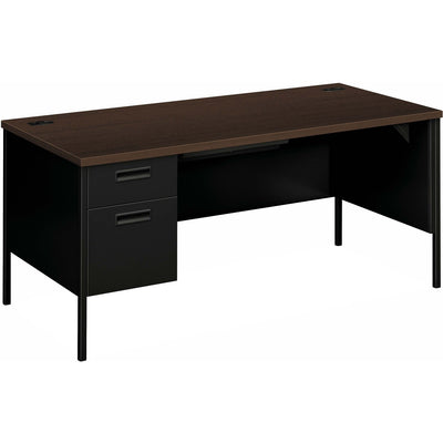 The HON HON Metro Classic HP3266L Pedestal Desk, Dual Color, HONP3266LMOP