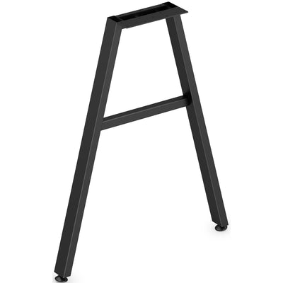 The HON HON Mod HLPLLEG24A Worksurface A-Leg, Black, HONLPLLEG24ABLK