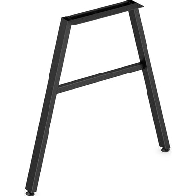 The HON HON Mod HLPLLEG30A Worksurface A-Leg, Black, HONLPLLEG30ABLK