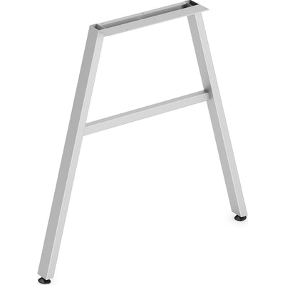 The HON HON Mod HLPLLEG30A Worksurface A-Leg, Silver, HONLPLLEG30ASVR
