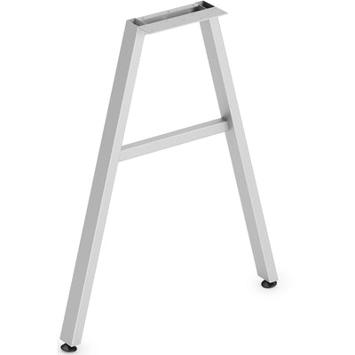 The HON HON Mod HLPLLEG24A Worksurface A-Leg, Silver, HONLPLLEG24ASVR