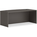 The HON HON Mod HLPLDS7236B Desk Shell, Brown, HONLDS7236BLS1