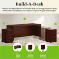 The HON Company HON Mod HLPLDS7230 Desk Shell, Brown, HONLDS7230LT1