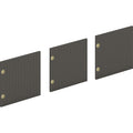 The HON HON Mod HLPLDR48LM Door, Brown, 1 Set, HONLDR48LMLS1