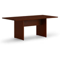 The HON HON Mod HLPLTBL72BASE Conference Table Base, Brown, HONTBL72BSELT1