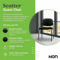 The HON HON Scatter Chair, Black, BSXVL606SB11