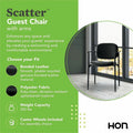 The HON HON Scatter Chair, Black, BSXVL616SB11
