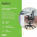 The HON HON Solve Sitting Stool, Ink, HONSVSR1ACLC10T