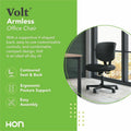 The HON HON Volt Chair, Black, HON5703SB11T