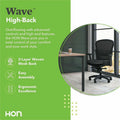 The HON HON Wave Chair, Black, BSXVL701SB11