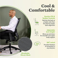 The HON HON Wave Chair, Black, BSXVL702MM10