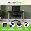 The HON HON Wave Chair, Black, BSXVL702MM10