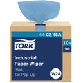 Essity Hygiene and Health AB TORK Industrial Paper Wiper Blue W24, 90 / Pack, TRK440245A