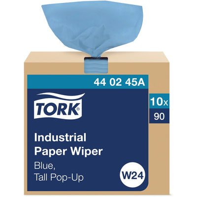 Essity Hygiene and Health AB TORK Industrial Paper Wiper Blue W24, 90 / Pack, TRK440245A