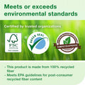 Essity Hygiene and Health AB TORK Paper Hand Towel Roll Natural White H71, 6 / Carton, TRK7171400