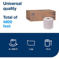 Essity Hygiene and Health AB TORK Paper Hand Towel Roll Natural White H71, 6 / Carton, TRK7171400