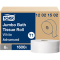 Essity Hygiene and Health AB TORK Jumbo Toilet Paper Roll White T1, 6 Roll, TRK12021502