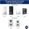 Essity Hygiene and Health AB TORK PeakServe Continuous Paper Hand Towels White H5, 12 Bundle, TRK105066