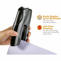 Stanley Black & Decker Bostitch Antimicrobial Flat Clinch Stapler, BOSB275RBLK