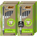 BIC Ecolutions Clic Stic Ballpoint Pen, 48 / Pack, BICCSEM48BK