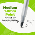 BIC Ecolutions Round Stic Ball Point Pen, 10 / Pack, BICGSME10BE