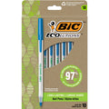 BIC Ecolutions Round Stic Ball Point Pen, 10 / Pack, BICGSME10BE