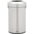 Rubbermaid Commercial Refine Waste Container, Stainless Steel, 16 gal, RCP2147583