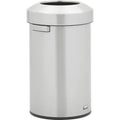 Rubbermaid Commercial Refine Waste Container, Stainless Steel, 16 gal, RCP2147583