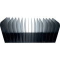 Huron 15-slot Vertical Message Rack, Black, HURHASZ0178