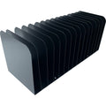 Huron 15-slot Vertical Message Rack, Black, HURHASZ0178