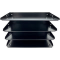 Huron Horizontal Slots Desk Organizer, Black, HURHASZ0151