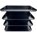 Huron Horizontal Slots Desk Organizer, Black, HURHASZ0152