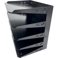 Huron Horizontal Slots Desk Organizer, Black, HURHASZ0149
