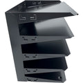 Huron Horizontal Slots Desk Organizer, Black, HURHASZ0149