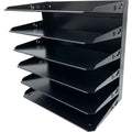 Huron Horizontal Slots Desk Organizer, Black, HURHASZ0153