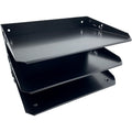 Huron Horizontal Slots Desk Organizer, Black, HURHASZ0159