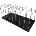 Huron Metal Wire Vertical Slots Organizer/Sorter, Black, HURHASZ0158