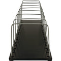 Huron Metal Wire Vertical Slots Organizer/Sorter, Black, HURHASZ0158
