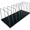 Huron Metal Wire Vertical Slots Organizer/Sorter, Black, HURHASZ0158