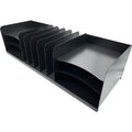 Huron Vertical/Horizontal Combo Desk Organizer, Black, HURHASZ0170