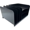 Huron Combo Slots Desk Organizer, Black, HURHASZ0148