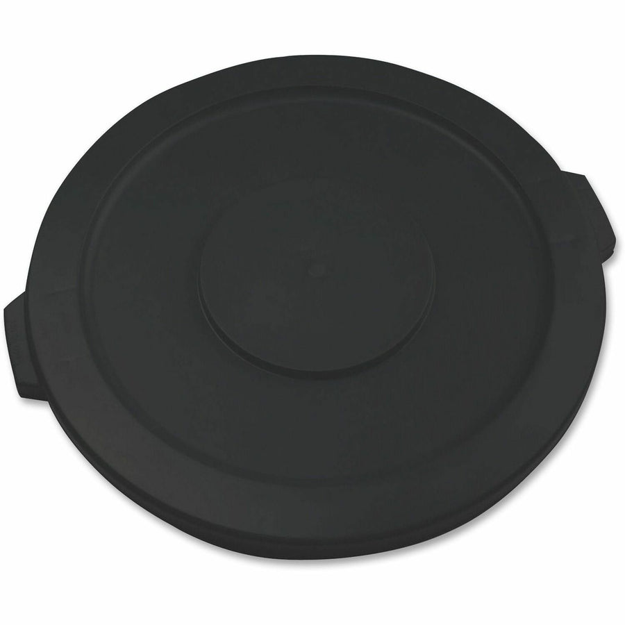 Rubbermaid Commercial ES 32-gal Brute Container Lid, 22.4" x 1.6", Black, Resin, UV Resistant, RCP1867532