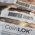 CONTROLTEK CoinLOK Plastic Coin Bags, Clear, 50 / Pack, CNK585407