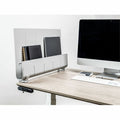 Deflecto Standing Desk Privacy Panel Organizer, Gray, DEF400005