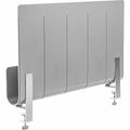 Deflecto Standing Desk Privacy Panel Organizer, Gray, DEF400005