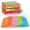 3M Post-it Super Sticky Notes - Energy Boost Color Collection, Limeade, 24 / Pack, MMM66024SSAUCP